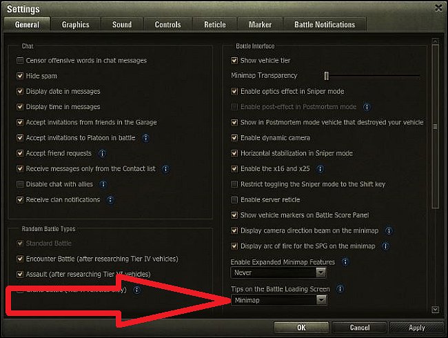 Hawg's Tactical Battle Loading Minimap's