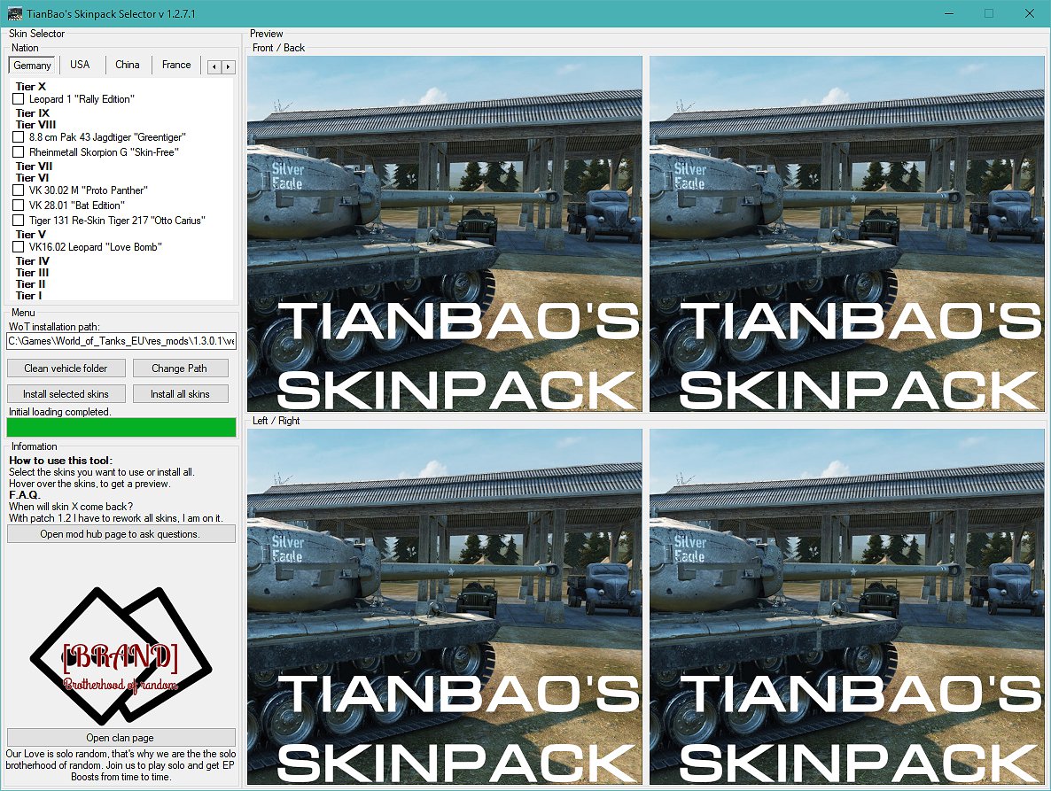 TianBao's Skinpack