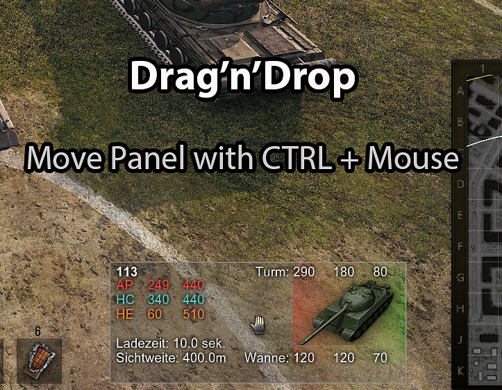 Tank Info Panel Mod