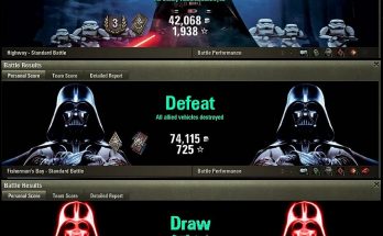 Darth Vader Battle Results