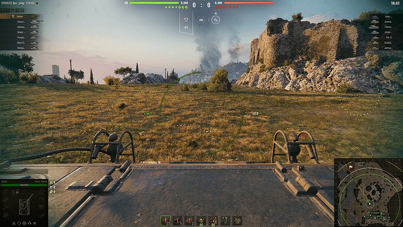 Show vehicle body in the sniper view