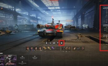 Tank Info in Hangar